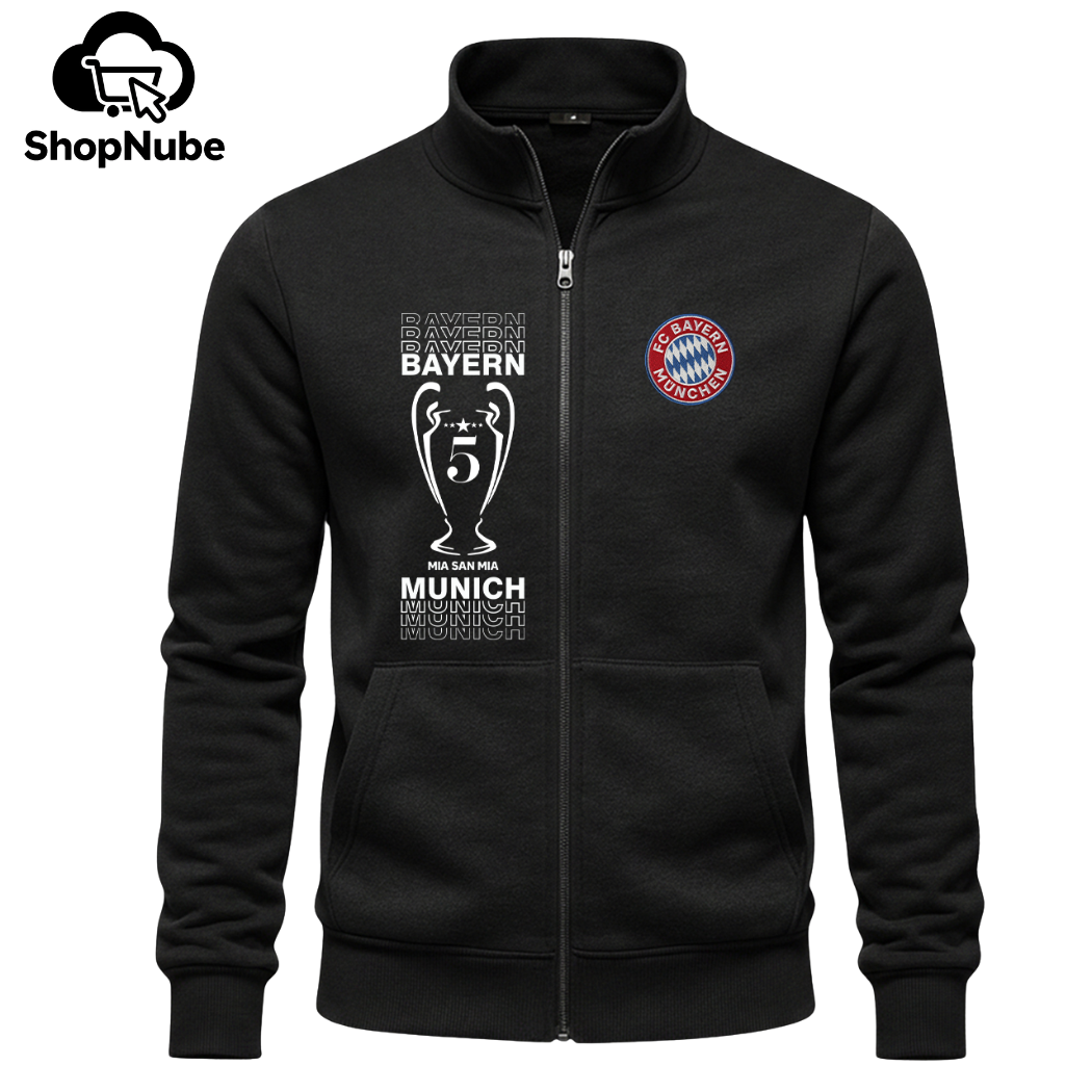 BUZO CUELLO ALTO BAYER MUNICH BORDADO