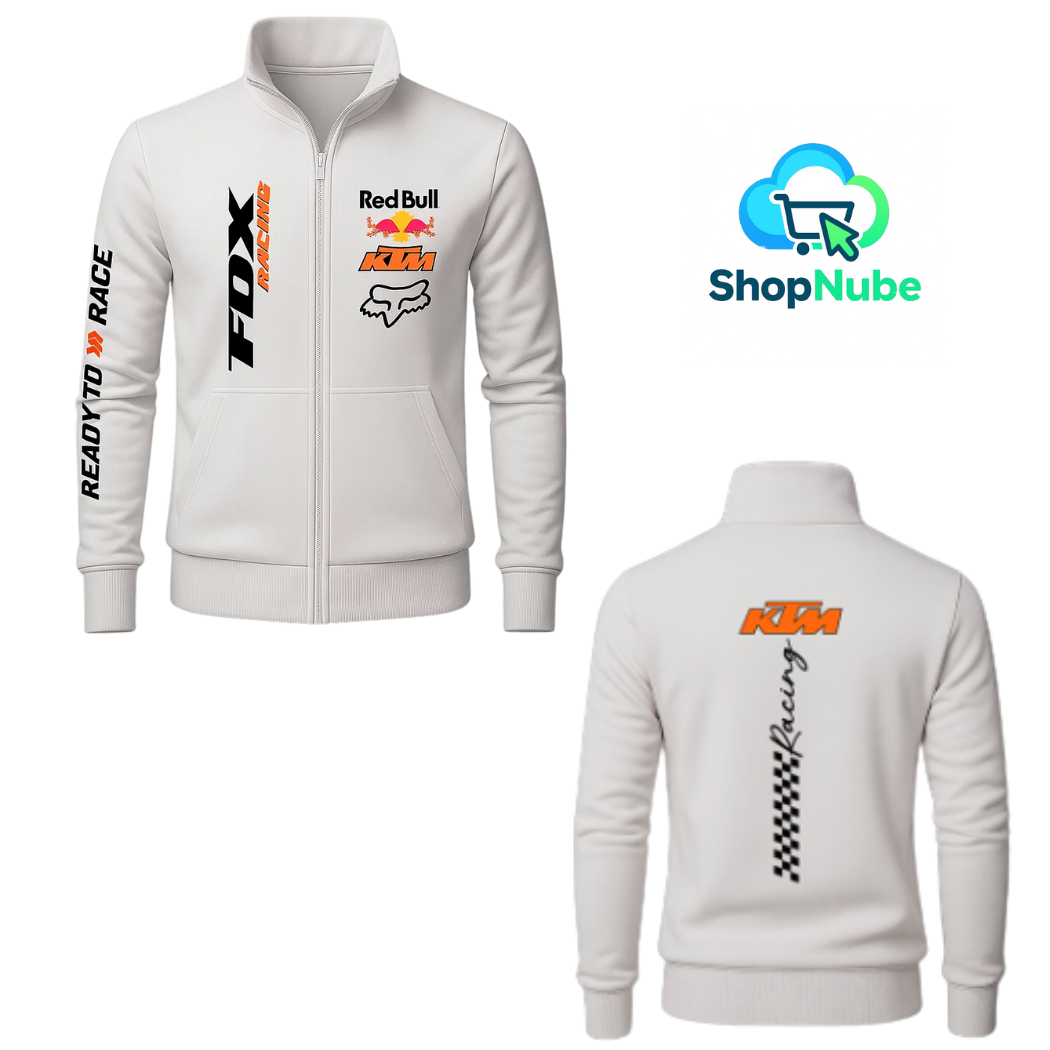BUZO CUELLO ALTO KTM ESTAMPADO