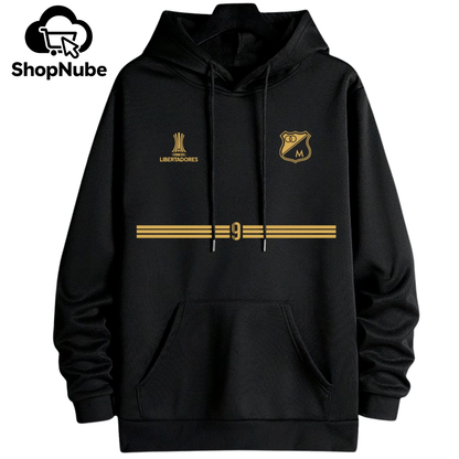 BUZO MILLONARIOS CON CAPOTA - LOGO BORDADO