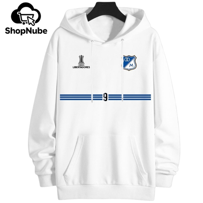 BUZO MILLONARIOS CON CAPOTA - LOGO BORDADO