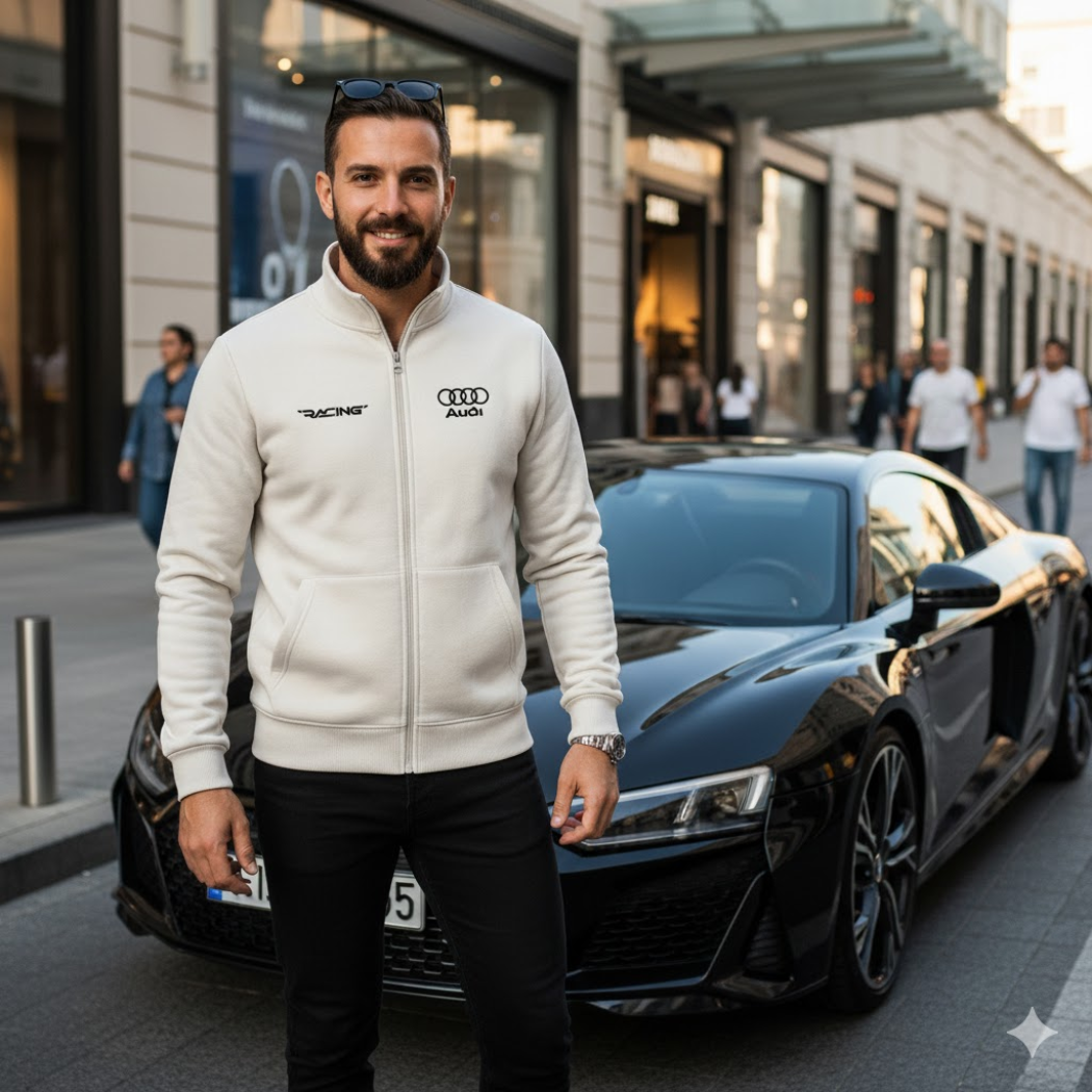 BUZO CUELLO ALTO AUDI - BORDADO