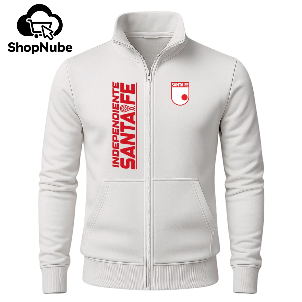 BUZO SANTA FE CUELLO ALTO - LOGO BORDADO