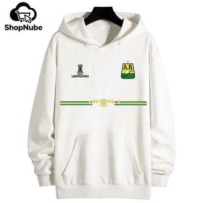 BUZO ATLETICO BUCARAMANGA CON CAPOTA - LOGO BORDADO