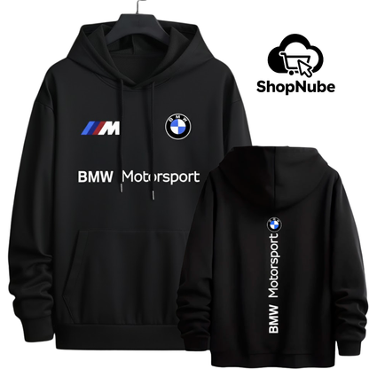 BUZO CON CAPOTA BMW - ESTAMPADO
