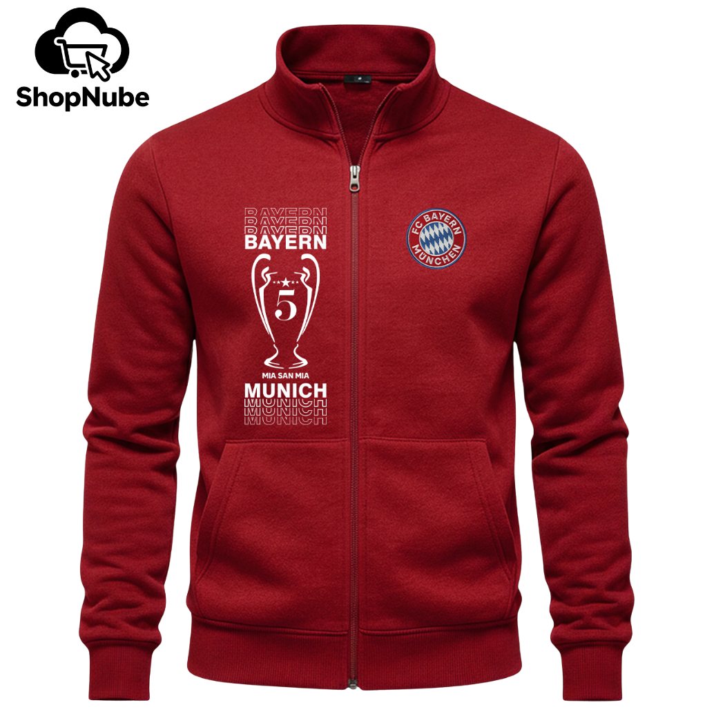 BUZO CUELLO ALTO BAYER MUNICH BORDADO