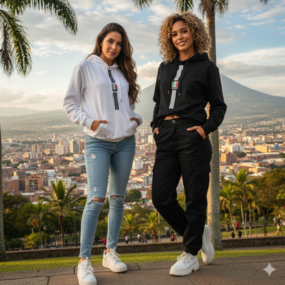 BUZO ONCE CALDAS CON CAPOTA ESTAMPADO - LINEA