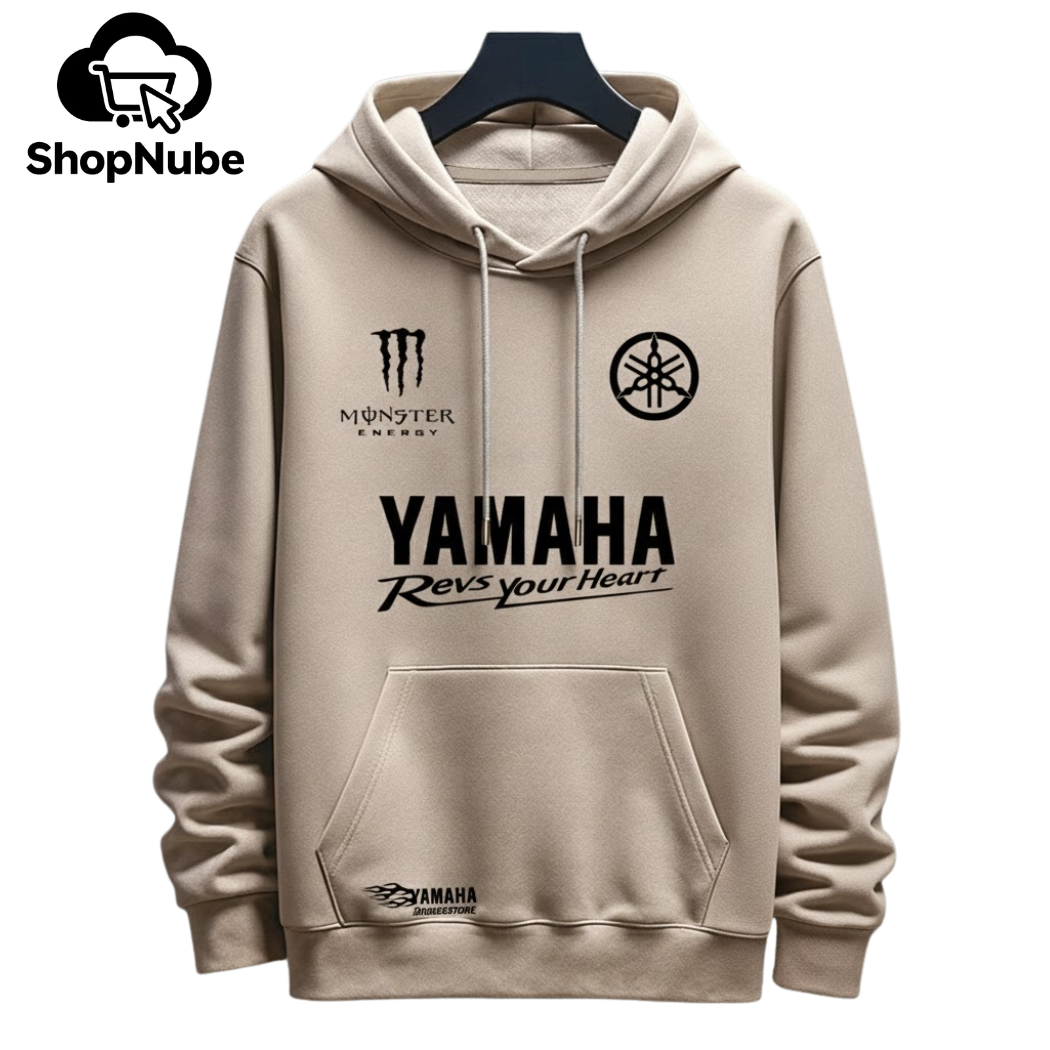 BUZO CON CAPOTA YAMAHA ESTAMPADO