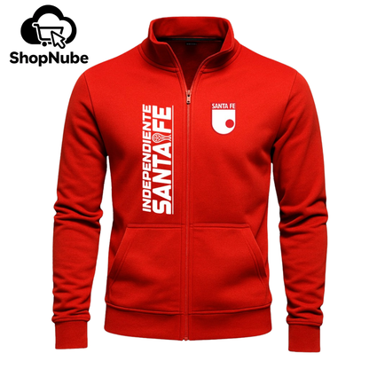 BUZO SANTA FE CUELLO ALTO - LOGO BORDADO