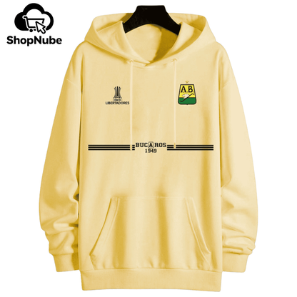 BUZO ATLETICO BUCARAMANGA CON CAPOTA - LOGO BORDADO