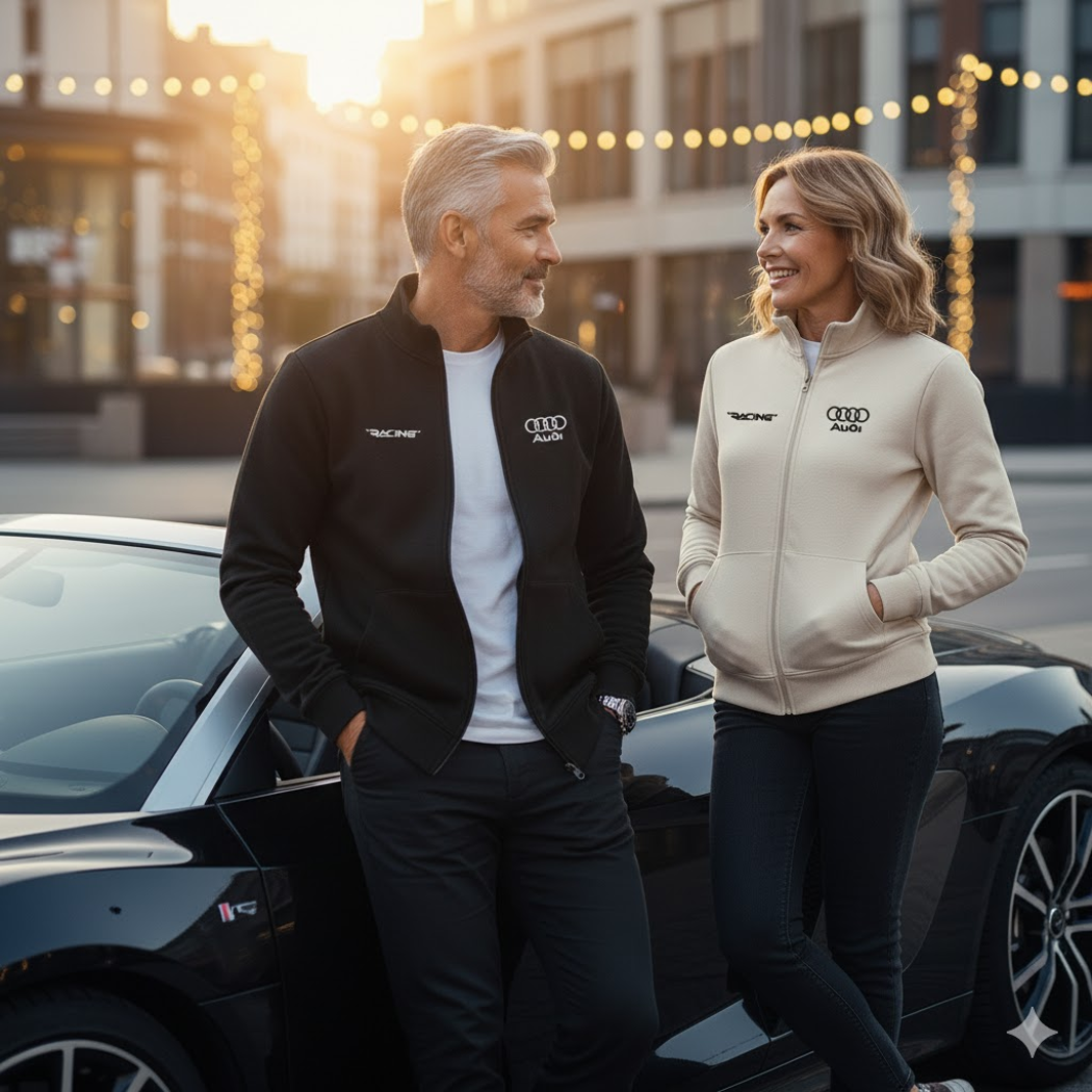 BUZO CUELLO ALTO AUDI - BORDADO