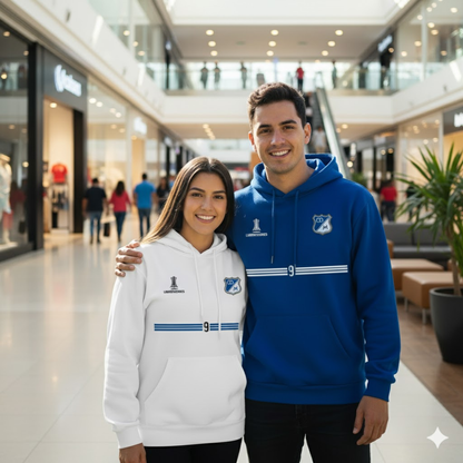 BUZO MILLONARIOS CON CAPOTA - LOGO BORDADO