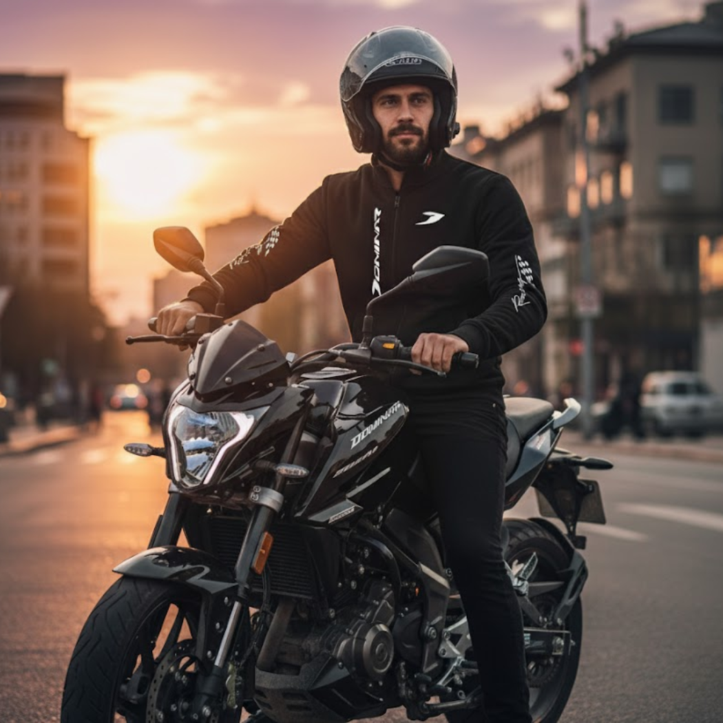 BUZO CUELLO ALTO DOMINAR ESTAMPADO