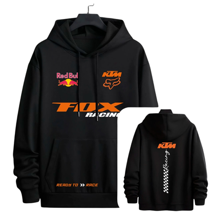 BUZO CON CAPOTA KTM ESTAMPADO