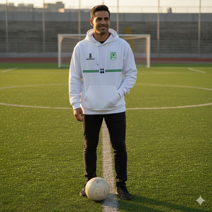 BUZO ATLETICO NACIONAL BORDADO - TALLAS GRANDES 2XL Y 3XL