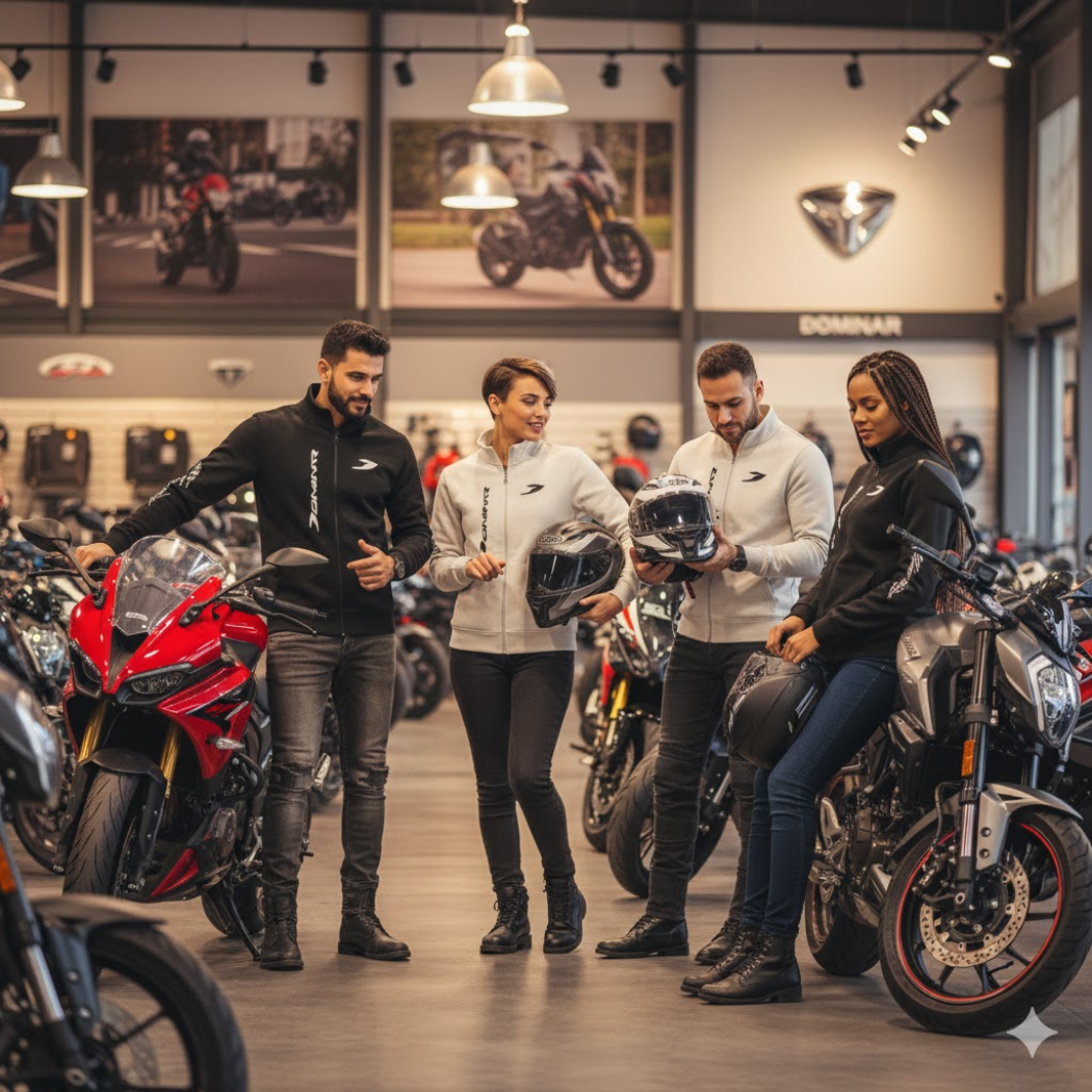 BUZO CUELLO ALTO DOMINAR ESTAMPADO