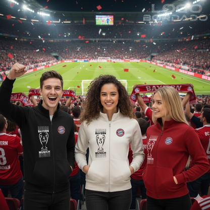 BUZO CUELLO ALTO BAYER MUNICH BORDADO