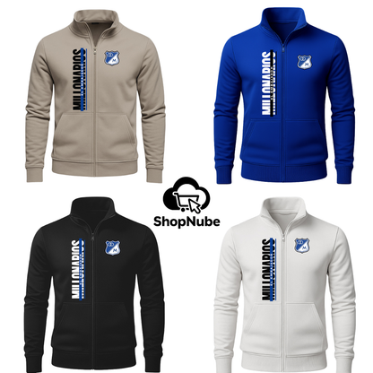 BUZO MILLONARIOS CUELLO ALTO ESTAMPADO