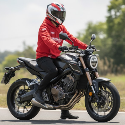 BUZO CON CAPOTA HONDA ESTAMPADO