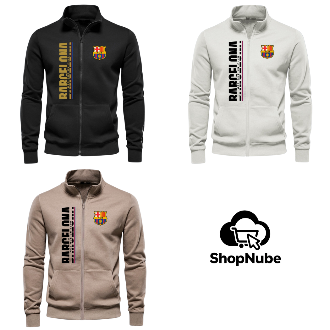 BUZO CUELLO ALTO BARCELONA BORDADO