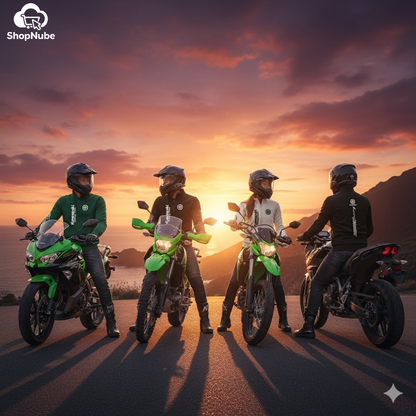 BUZO CON CAPOTA KAWASAKI ESTAMPADO