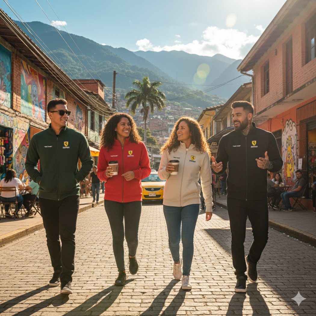 BUZO CUELLO ALTO FERRARI - BORDADO