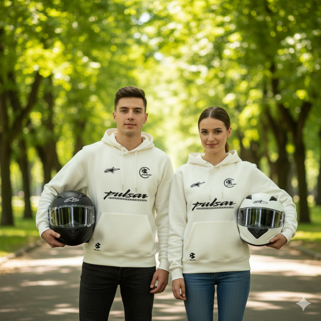 BUZO CON CAPOTA PULSAR ESTAMPADO