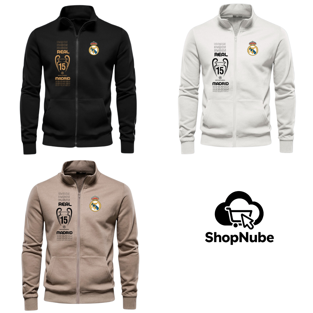 BUZO CUELLO ALTO REAL MADRID BORDADO