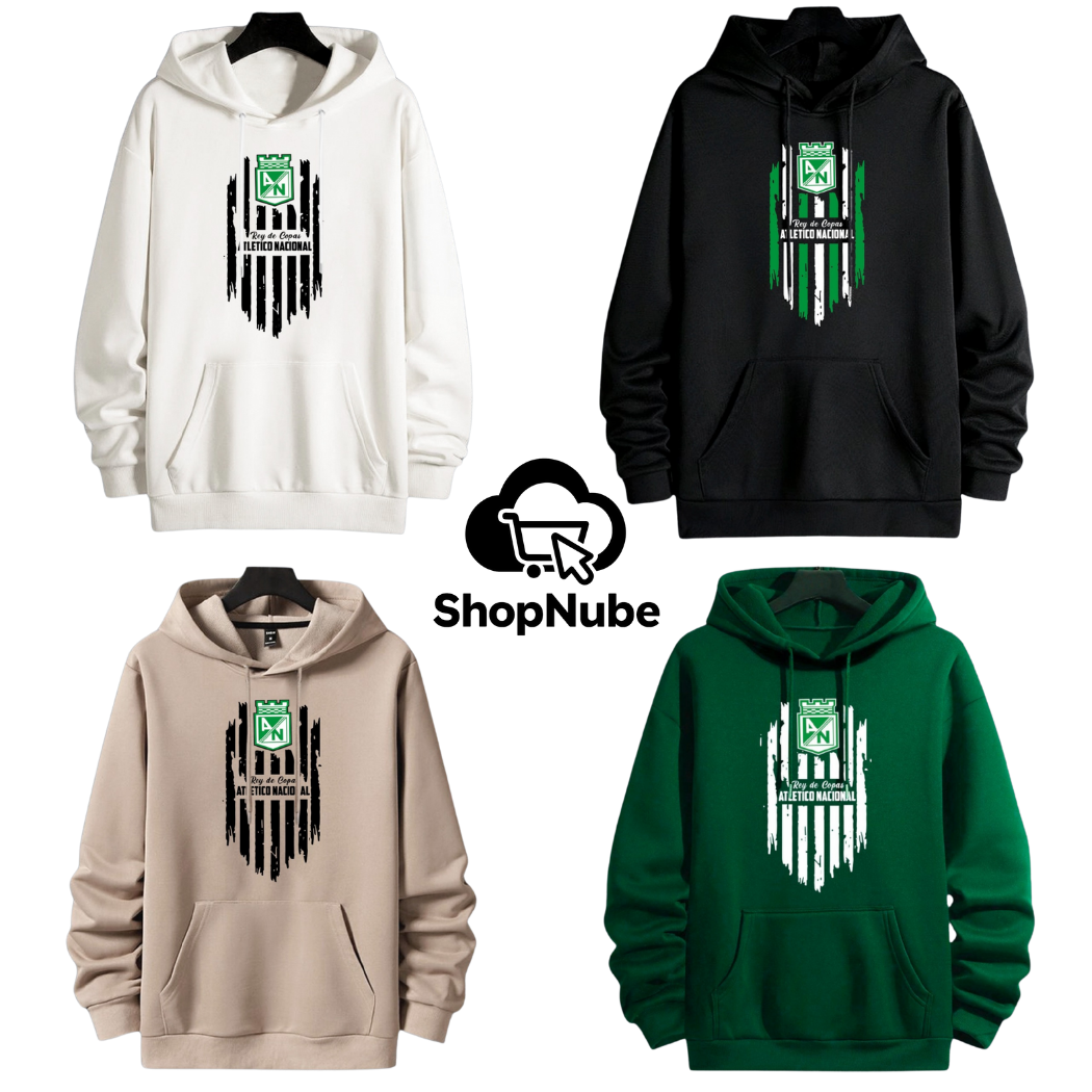 BUZO ATLÉTICO NACIONAL - ESTAMPADO FRANJAS