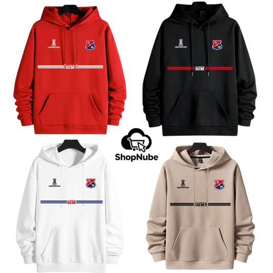 BUZO CON CAPOTA INDEPENDIENTE MEDELLÍN LOGO BORDADO