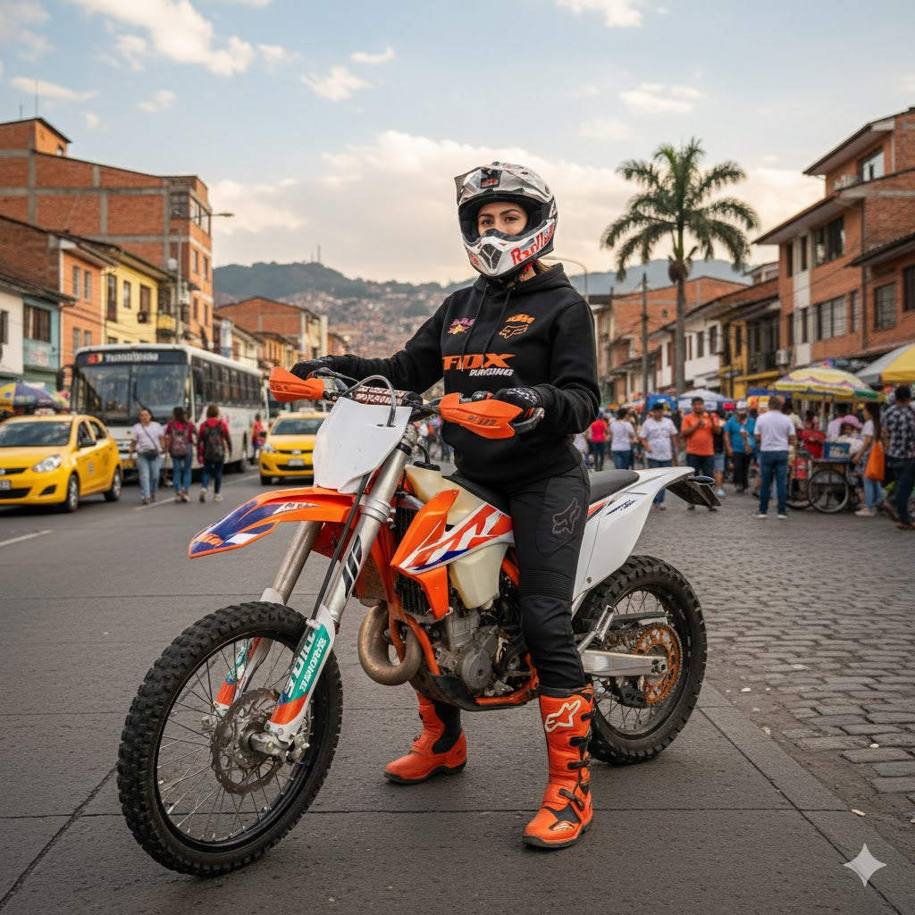 BUZO CUELLO ALTO KTM ESTAMPADO