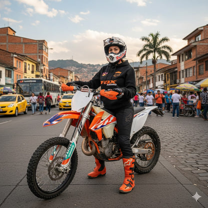 BUZO CUELLO ALTO KTM ESTAMPADO
