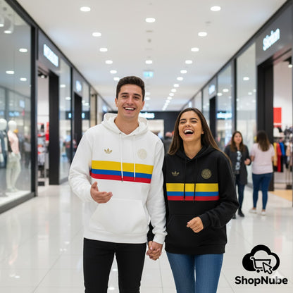 BUZO CON CAPOTA BANDERA DE COLOMBIA