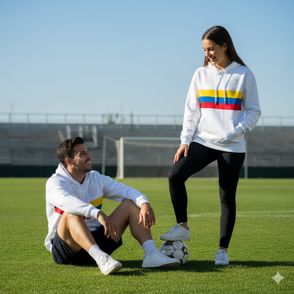 BUZO CON CAPOTA BANDERA DE COLOMBIA