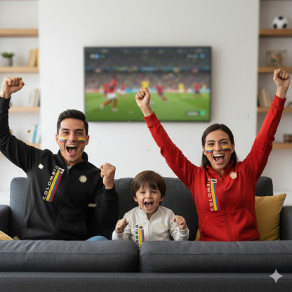 BUZO CUELLO ALTO COLOMBIA LOGO BORDADO